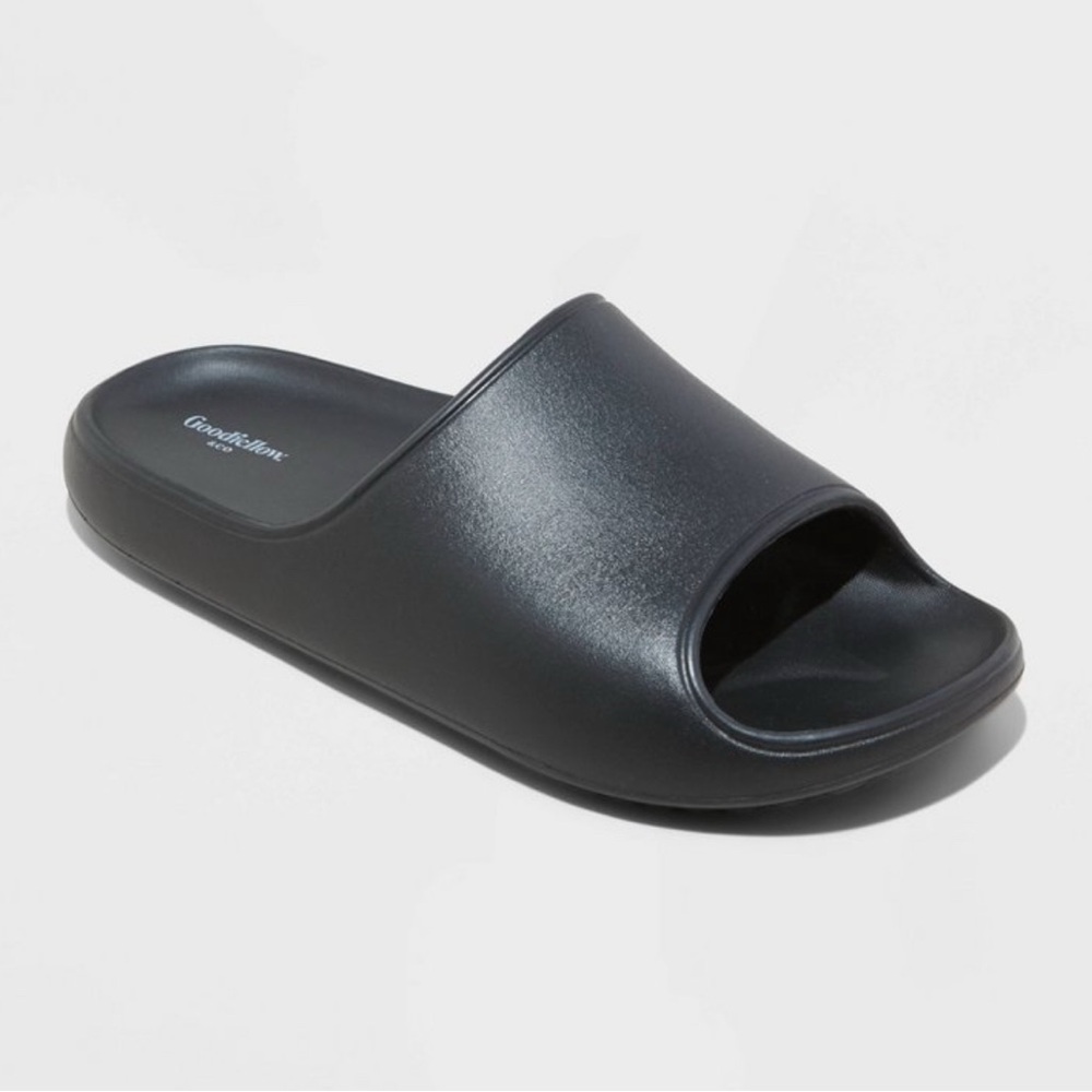 Men’s Joshua slide sandals Goodfellow & Co - Black - Size 7